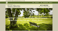 Desktop Screenshot of jimkrupkalaw.com